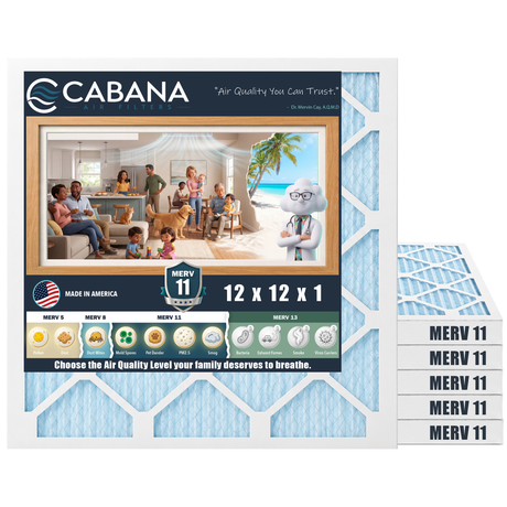 Cabana MERV 11 12x12x1 6-pack