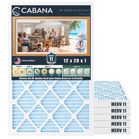 Cabana MERV 11 12x20x1 6-pack