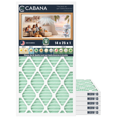 Cabana MERV 13 14x25x1 6-pack