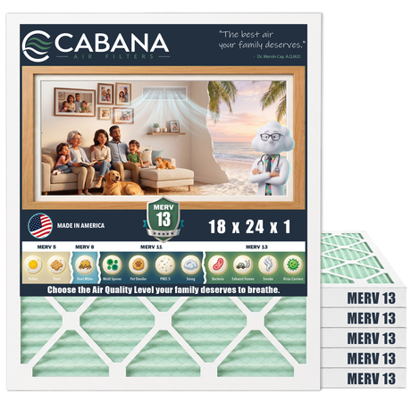 Cabana MERV 13 18x24x1 6-pack