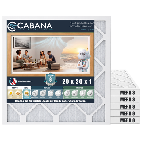 Cabana MERV 8 20x20x1 6-pack