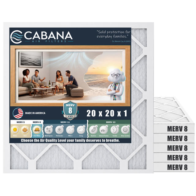 Cabana MERV 8 20x20x1 6-pack