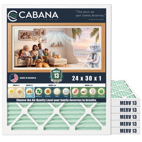 Cabana MERV 13 24x30x1 6-pack