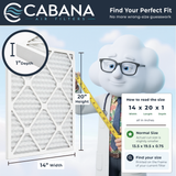 Cabana Filters MERV 8 Air Filter