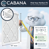Cabana Filters MERV 8 Air Filter